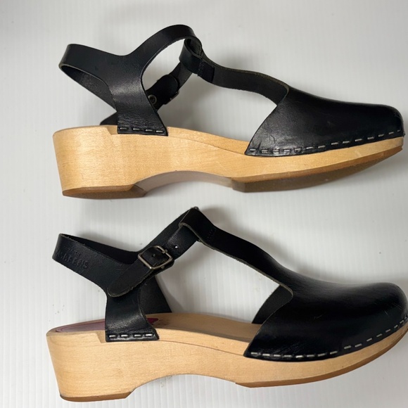 Swedish Hasbeen T-Strap Deputant Clog  SIZE 10 - Picture 2 of 10